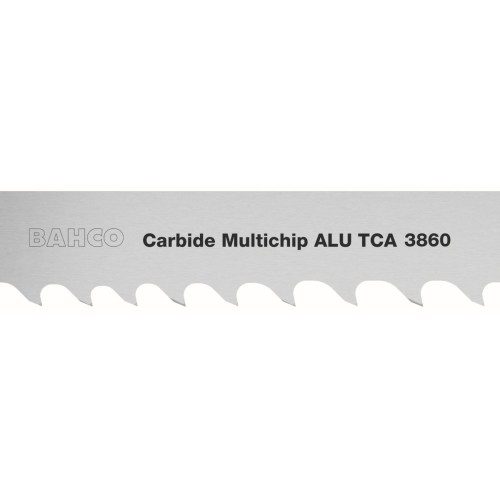 Hoja de sierra de cinta de carburo sin triscado TCA Multi Chip | 3860 Unset Carbide TCA